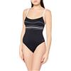 Haute pression N1009 Costume Intero, Nero/Bianco, 44 Donna