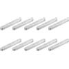 QUARKZMAN 10pz Chiave a Piuma Estremità Rotonda, 5x5x45mm Chiavette Elastiche Acciaio Inossidabile Professionale Chiavetta Parallela per Albero Trasmissione per Industria Meccanica Fissaggi