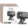 Aqara 4MP Esterna Telecamera Hub G5 Pro WiFi, Visione Notturna a Colori, WiFi 2.4/5 GHz, HomeKit Secure Video, Thread Border Router,AI Rilevamento, Thread/Zigbee, Compatibile con Alexa, Google, Grigio