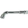 GOLDTOOLS Chiave a Pipa Doppia con Foro Passante 27MM, 6 Scanalature x 6 Scanalature, Testa Angolata a 90°, Fabbricata in Acciaio Cromo Vanadio (27MM)