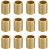 PATIKIL Distanziali in Ottone M6, 12 Pezzi Distanziali Metallici in Ottone 6mm ID x 8mm OD x 10mm L, Distanziali a Vite per Bulloni 1/4 Pollice o M6