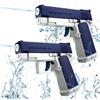 LQTSLFM Pistola ad Acqua 2 Pezzi Pistole ad Acqua per Bambini Portata 10 Metri per Estivi Feste all'aperto, Piscina, Spiaggia, Giochi, Regali per Bambini (2 Blu)