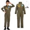 Spooktacular Creations Costume da pilota di volo Halooween per bambino e ragazzo, per feste di travestimento per bambini (Small (5-7 anni))