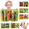 XIAPIA Montessori Libro Interattivo per Bambini 1 2 3 Anni, Libri Sensoriale attività, Busy Book Educativo Giochi da Viaggio, Bambini Regalo di Compleanno