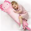 Mewaii Peluche Axolotl Cuscino Kawaii Peluche Lungo che Respira Abbraccio Rosa 110CM Giocattolo Pupazzo Gigante Natale Compleanno Regalo per Bambini