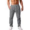 Voqeen Pantaloni Lino Uomo Pantaloni Estivi Loose Fit Pantalone con Coulisse Elastica in Vita con Tasche Pantalaccio Uomo Estivo Leggeri a Gamba Dritta