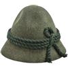 Melegari Cappello Tirolese da Montagna | Campanella Bagolino | Cappello da Pastore Bagòss | Contadino e Cacciatore | Loden Hut | Cappello Tradizionale da alpeggio (IT, Numero, 57, 58, Verde Loden)