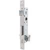 TESA 2210 Serratura da incasso per Profili Metallici, entrata 20 mm, finitura grigio inox, scrocco reversibile