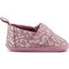 TOMS Crib Alpargata, Espadrillas Slip-On Bambine e Ragazze, Leopardo Iridescente Rosa cosmico, 2 UK Child
