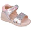 Biomecanics 252142, Sandali Bambina, Argento, 24 EU