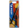 Pilot Plumix - Penna stilografica, cartuccia d'inchiostro nero, Large 0,70 mm