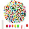 Sixfolo 400 Pezzi Lettere Capsule Mini Capsule Messaggio Pillole Lettere Messaggi Colore Piccole Capsula con Faccine Sorridenti per Lettere D'amore, Note di Amicizia o Regali (Colore Casuale)