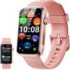 Fempoin Smartwatch Donna Uomo, 1.47"HD Orologio Smartwatch, 110+Modalità Sportive Smart Watch con Sonno/SpO2/24H Cardiofrequenzimetro, Impermeabil IP68 Notifiche Whatsapp Fitness Tracker per Android iOS, Pink