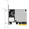 GLOTRENDS ST7357 Scheda di rete Ethernet RJ45 da 10 Gb con controller Marvell AQtion AQC107, interfaccia PCIE 3.0 X4, compatibile con MAC OS/Windows/Linux/ESX