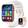 Iaret Smartwatch Donna, 1,85 Smart Watch Orologio Donna Chiamate Assistente Vocale Notifiche Messaggi, Orologio Digitale Fitness Contapassi Cardiofrequenzimetro Pressione Sanguigna SpO2 Sonno, Android iOS