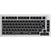 Akko 5075S Tastiera da gioco ISO Kit fai da te Tastiera meccanica con montaggio su guarnizione sostituibile a caldo con LED rivolti a sud VIA programmabile per Win/Mac (Bianco)