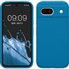 kwmobile Cover per Google Pixel 8a Custodia - Back Case per Smartphone in Silicone TPU - Protezione Gommata - blu indaco