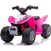 Mondial Toys Mini Quad elettrico per bambini con Licenza Ufficiale Honda TRX250X 6V di Mondial Toys ATV con Luci a LED e Suoni integrati Rosa