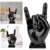 LANZLC Supporto per Tamburi, Creative Rock Hand Holder Hand, Regalo Divertente per Batteristi, Espositore Creativo per Batteristi, Decorazione Domestica, Supporto per Bacchette per Batteria Rock, Nero