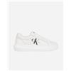 Calvin Klein Jeans Chunky Cupsole Mono Lth W - Scarpe Sneakers - Donna - Bianco