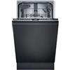Siemens SR63EX24KE, iQ300 - Lavastoviglie intelligente completamente integrata, larghezza 45 cm, apertura automatica della porta all'estremità del programma, piacevolmente silenziosa con motore