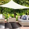 HAIKUS Tenda a Vela Ombreggiante Impermeabile Rettangolare 3x4 m, Protezione Raggi UV 98%, Telo Ombra 4x3, 400x300, Tenda da Sole per Esterno Giardino Terrazzo, Bianca beige