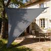 HAIKUS Tenda a Vela Impermeabile Triangolare 3x3x3 m, Protezione Raggi UV 98%, Telo Ombreggiante Triangolo 3x3 x3m, Tenda da Sole per Esterno Giardino Terrazza, Grigia Scura