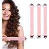 Aruigu Heatless Curls Band,nuovo bigodini per tutta la notte, 3 pezzi Overnight Blowout ricci senza calore, senza calore, per capelli lunghi e medi