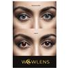 WOWLENS I Lenti a Contatto Colorate Verde + Portalenti - DUBAI GREEN per Occhi Chiari e Scuri en castano-verde naturali -2 pezzi- DIA 14.0 -senza correzione- 0.00 diottrie