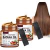 Dyceittdia 2PCS Balsamo All'olio Di Batana, Balsamo Batana, Nutre e ripara il fusto del Capello, Rinforza, Previene la caduta dei Capelli, leviga e Densifica, 2PCS*120ml,hair1