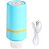 Supertool Sottovuoto portatile, ricaricabile tramite USB, mini pompa a compressione per alimenti, verdure, carne (blu)