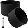 Gosknor Custodia in Silicone per Owala, Diametro 7,5 cm Custodia per Bottiglia Antiscivolo Copertura Protettiva Inferiore Accessori per Bottiglie d'Acqua Compatibile con Owala 709,68 ml (Nero)