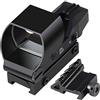 Feyachi Reflex Sight Red & Green Dot Gun Scope 4 reticoli con montaggio su guida a 45 gradi, interruttore On/Off aggiornato