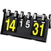 alouweekuky Sportivo Tabellone Segnapunti 4 Cifre Portatili Flip Sport Scoreboard per Badminton Pallavolo Ping Pong Calcio Boxe (0-31 Punti)