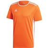 adidas Entrada 18 Maglietta, Marrone (Maroon/White), S Uomo