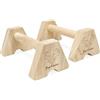 Topfinder Parallele in Legno, Parallele Basse Calisthenics Maniglie per Flessioni Push Up Bar Parallettes Attrezzi Palestra Casa