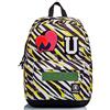 INVICTA CARLSON, Zaino per Adulti Unisex, 27 Lt, Porta Pc, Scuola e Tempo Libero, Giallo(Animalier), Taglia Unica