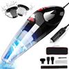 RIKIN Aspirapolvere per Auto 8500PA 120W Aspirabriciole Portatile 3 in 1 Aspirapolvere Potente con Luce LED a Mano Basso Rumore Aspirabriciole con Filtro HEPA in Acciaio Inossidabile Umido e Secco