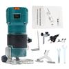 Nimomo Legno Rifilatrice Elettrica, 800W 30000rpm Rifilatore Fresatrice Verticale Elettrica Fresatrice, 6 Velocità Variabili Palmare Rifilatore Portatile Router Di Legno Elettrico per Scanalatura,Rifilatura
