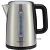 Amazon Basics Bollitore elettrico portatile, in acciaio inox, 1.7 litri, argento