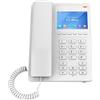 Grandstream GHP630W - Telefono da scrivania per hotel, display LCD a colori da 3,5, PoE, WiFi Dual Band 6, colore: Bianco