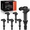 Frankberg 6x Bobine di accensione 2-Poli Replace #56028138, 56028138AF | Compatibile con Jeep Grand Cherokee II WG WJ III WH WK, Cherokee KJ KK Commandel XH XK, Dodge Ram 1500 Pick-up D1 DC DH DM DR