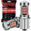 KaiDengZhe 1156 BA15S P21W 1141 LED Lampadine dei Freni, KaiDengZhe 12V-24V Lampadine a LED per Auto Sostituisci per la Luce del Freno dell'auto Retromarcia Fanale Posteriore Arresto Marcia Diurna-2 PZ Rosso