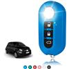 TOOMUME Cover Chiave TPU Lucido, Custodia Chiave Copri Chiave Adatto per Fiat 500 500L 500C Grande Punto Panda Brava Bravo Doblo Ducato Abarth Lancia Y Ypslon Delta Musa
