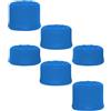 Szaerfa 6PCS Grip Set Joystick Cap Tappo del bastone analogico per PS5 Pro/PS5 slim/PS5, controller analogico Gamepad sollevato antiscivolo impugnature del bastone del pollice bastoni Cover (Blu)