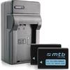 mtb more energy 2x Batteria + Caricabatteria (auto, rete) Compatibile con Panasonic DMW-BMB9, Lumix DMC-FZ40... / Compatibile con Leica BP-DC9 vedi descrizione