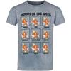 Pokémon Magikarp - Moods of The Week Uomo T-Shirt Blu L 100% Cotone Regular