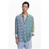 Desigual Camicia jacquard a maniche lunghe