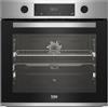 Beko BBVM12400XPS Split&Cook Forno elettrico pirolitico Doppia Ventola cm. 60 - Capacità 72 L - Pulizia Pirolitico - Inox / Nero - Funzione scongelamento - Grill - Classe A+ - Display Manopole