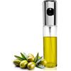Terryshop74 Bottiglia Olio Spray Spruzzatore Olio Spray per Cucina e Friggitrice ad Aria 100ml Spray Olio Cucina Antigoccia, Oliera di Vetro con Dispenser Accessori Friggitrice Poco Olio